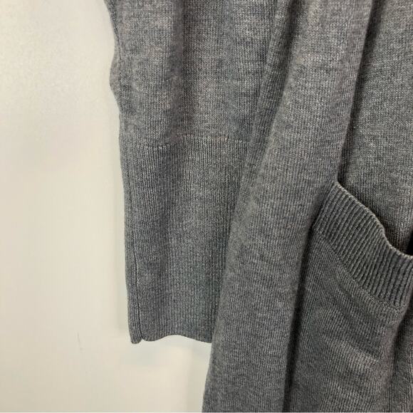Halogen long open cardigan sweater gray - XS - Picture 5 of 11